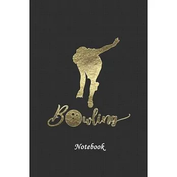 Bowling Journal Plans Notebook: Bowling Journal 6x9 100 Pages - gift for graduation, for adults, for entrepeneur, for women, for men