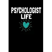 Psychologist Life: Dot Grid Page Notebook: Gift For Psychologist