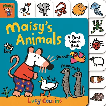 小鼠波波的動物朋友：第一本英文單字書Maisy’s Animals: A First Words Book