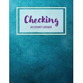 Checking Account Ledger Simple Debit Credit Book: General journal sheet - Accounting books journal and ledger - Bookkeeping ledger - Ledger account -