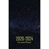 2020-2024 Five Years Planner: Five Years 60 Months Calendar Monthly Planner Schedule Agenda Logbook: Five Years planner for 2020 - 2024 including Ja