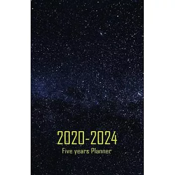 2020-2024 Five Years Planner: Five Years 60 Months Calendar Monthly Planner Schedule Agenda Logbook: Five Years planner for 2020 - 2024 including Ja