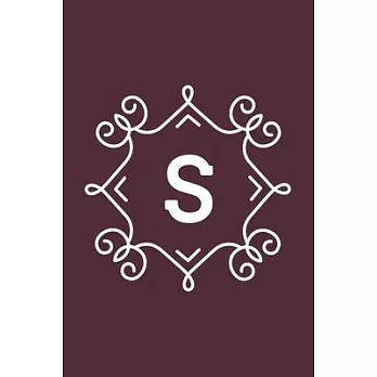 å客ä¾-S: monogram initial Letter S - Personalized Initial Monogram Letter ...