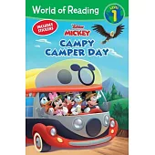 World of Reading: Mickey Mouse Mixed-Up Adventures Campy Camper Day (Level 1 Reader)