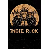 Indie Rock Planner: Gorilla Indie Rock Music Calendar 2020 - 6 x 9 inch 120 pages gift