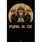 Punk Rock Planner: Gorilla Punk Rock Music Calendar 2020 - 6 x 9 inch 120 pages gift