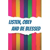 Listen Obey And Be Blessed: A JW Kids Meeting Book With Prompts Children of Jehovah’’s Witnesses. For Boys And Girls Of All Ages. Add this valuable