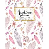 Academic planner July 2020-June 2021: Schedule Organizer Journal Appointment 52 week Teacher Student friends and Calendars planner 2020-2021 for time