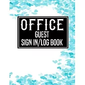Office Guest Sign in Log Book: Logbook for Front Desk Security, Business, Doctors, Schools, hospitals & offices (guest sign book business)