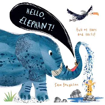 翻翻互動硬頁書：哈囉！大象與非洲動物  Hello, Elephant!