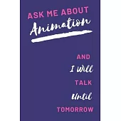 Animation Notebook Pink&Purple Cover: Funny Gifts Ideas for Men/Women on Birthday Retirement or Christmas - Humorous Lined Journal to Writing