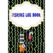 Fishing Log Book April: Pure Fishing Login 110 Page Cover Glossy Size 7 X 10 Inch - Prompts - Fish # Fishing Fast Prints.