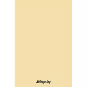 Beige mileage log: Vehicle Mileage Journal, Auto Mileage Log Book, mileage record, (5.25*8)INCH 100 pages, mileage log book for Vehicles,