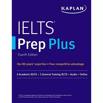 IELTS Prep Plus: 6 Academic IELTS + 2 General IELTS + Audio + Online (Fourth Edition)