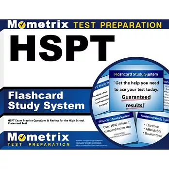 HSPT Flashcard Study System: HSPT Exam Practice Questions & Review for the High School Placement Test