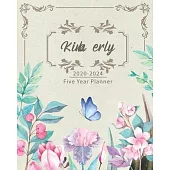 KIMBERLY 2020-2024 Five Year Planner: Monthly Planner 5 Years January - December 2020-2024 - Monthly View - Calendar Views - Habit Tracker - Sunday St