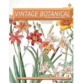 Vintage Botanical Coloring Book Flowers Adult: vintage flower coloring book grayscale coloring books for adults