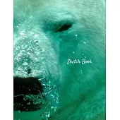 Sketch Book: Polar Bear Themed Personalized Artist Sketchbook For Drawing and Creative Doodling