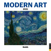 Modern Art 2021 Mini Wall Calendar
