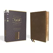 Nasb, Single-Column Reference Bible, Leathersoft, Brown, 1995 Text, Comfort Print