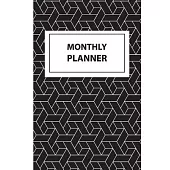 Monthly Planner: Two Year - Monthly Calendar Planner 6x9in’’’’ - 24 Months For Academic Agenda Schedule Organizer