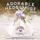 Adorable Hedgehogs 2021: 16-Month Calendar - September 2020 Through December 2021