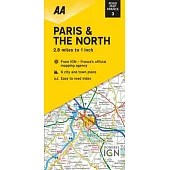 Road Map Paris & the North