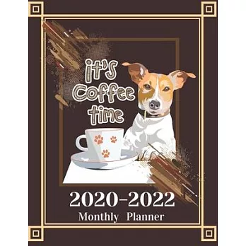 Monthly Planner for 2020/2022- Coffee Lovers 3-Year Planner Schedule Organizer- January 2020/December 2022 8.5＂x11＂ 130 pages Book 6: Large Cover Week