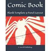 Comic Book: Blank Template 9 Panel Layout