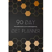 90 Days Exercise and Diet Journal Daily Food and Weight Loss Diary: 3 Month Tracking Meals Planner Fitness Healthy Activity Tracker 13 Week Food Plann