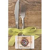 Weekly Meal Planner: Organizer with Shopping List and Recipes for 40 Weeks - Cutlery Collection - Wooden - 6