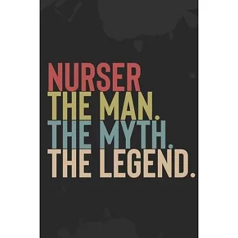 Mens Nurser The Man The Myth The Legend: : Vintage Father and Son Journal / Mens Papa The Man The Myth The Legend / Dad’’s Journal - 6 x 9 - 100 Pages
