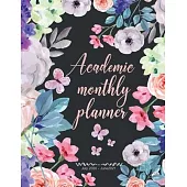 July 2020-June 2021 Academic Monthly Planner: Scheduler Organizer 52 week academic planner time management appointment book college students high scho