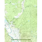 Weekly Planner: Stratford & Vicinity, New Hampshire (1988): Vintage Topo Map Cover