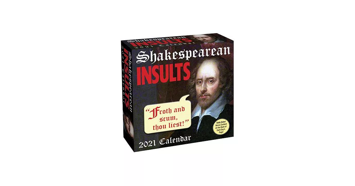 Shakespearean Insults 2021 Day-To-Day Calendar | 拾書所