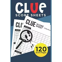 Clue Score Sheets:  Clue Game Sheets, Clue Detective Notebook Sheets,  Clue Replacement Pads, Clue Board Game Sheets