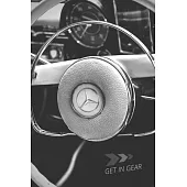 Vintage Black and White Luxury Car, Get In Gear Collection Lined Journal, Volume 4 - 120 College Ruled Lined Pages - 6