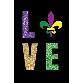 Love Jester Hat: Mardi Gras Notebook - Cool Carnival Shrove Tuesday Journal New Orleans Festival Mini Notepad (6