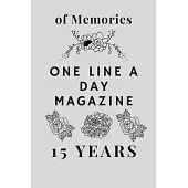 One Line A Day Magazine: 15 Years of Memories