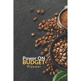 Power On Budget planner: Monthly financial planning budget log book with income expenses tracker saving budgeting and more for personal or busi