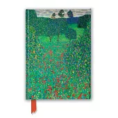 Gustav Klimt: Poppy Field (Foiled Journal)