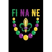 Finane Fleur Beads: Mardi Gras Notebook - Cool Carnival Shrove Tuesday Journal New Orleans Festival Mini Notepad (6