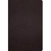 ESV Large Print Compact Bible (Buffalo Leather, Deep Brown)