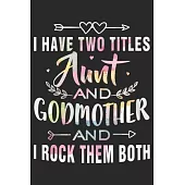 I have two titles aunt and co-mother and i rock them both: Love of significant between Aunt and Nephew/Niece daily activity planner notebook as the gi