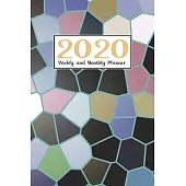 2020 Weekly and Monthly Planner: Organizer Calendar For Use With Gel Pens
