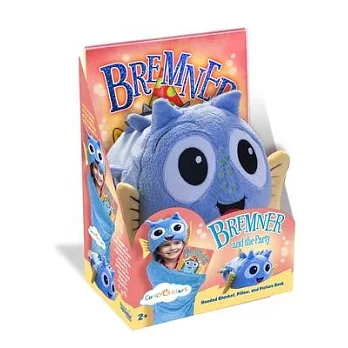 Bremner & the Party Comfy Critters Bundle (Book and Blanket)