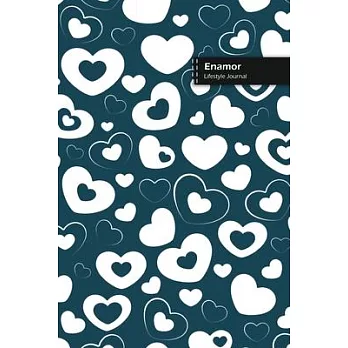 Enamor Lifestyle Journal, Blank Write-in Notebook, Dotted Lines, Wide Ruled, Size (A5) 6 x 9 In (Olive Green)