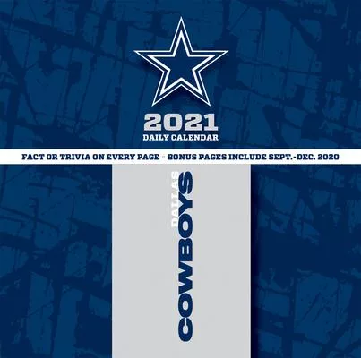 Dallas Cowboys 2021 Box Calendar