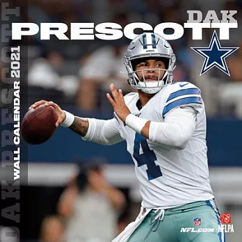 Dallas Cowboys Dak Prescott 2021 12x12 Player Wall Calendar