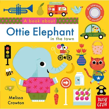 A Book About Elephant in the Town 幼兒硬頁遊戲書